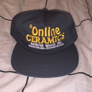 Online Ceramics Hat Charcoal